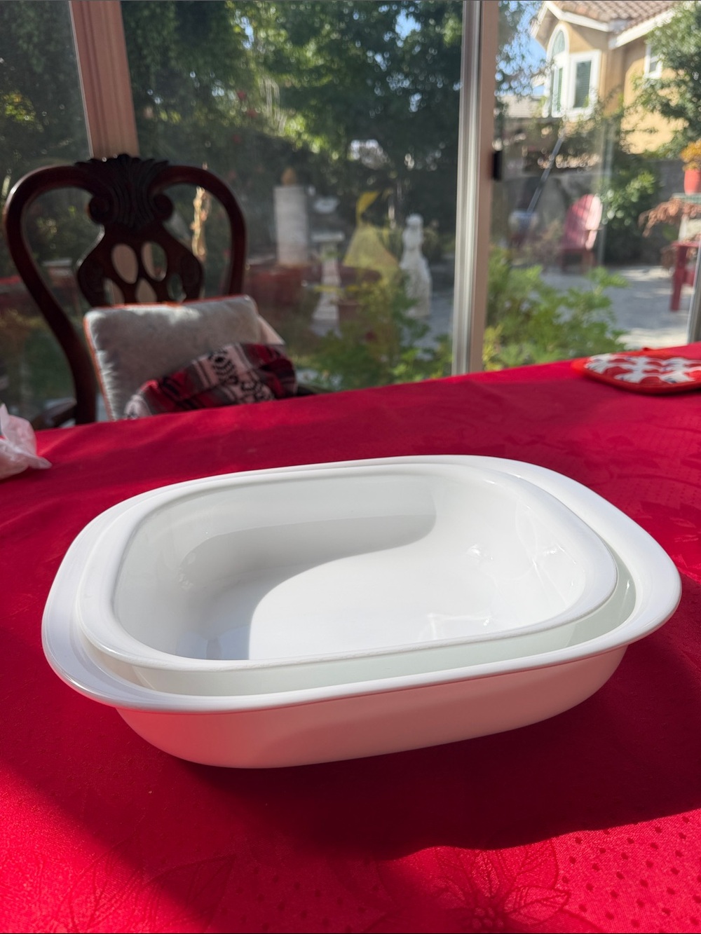 2 qt & 3 qt Corningware Simply Lite glass bakeware